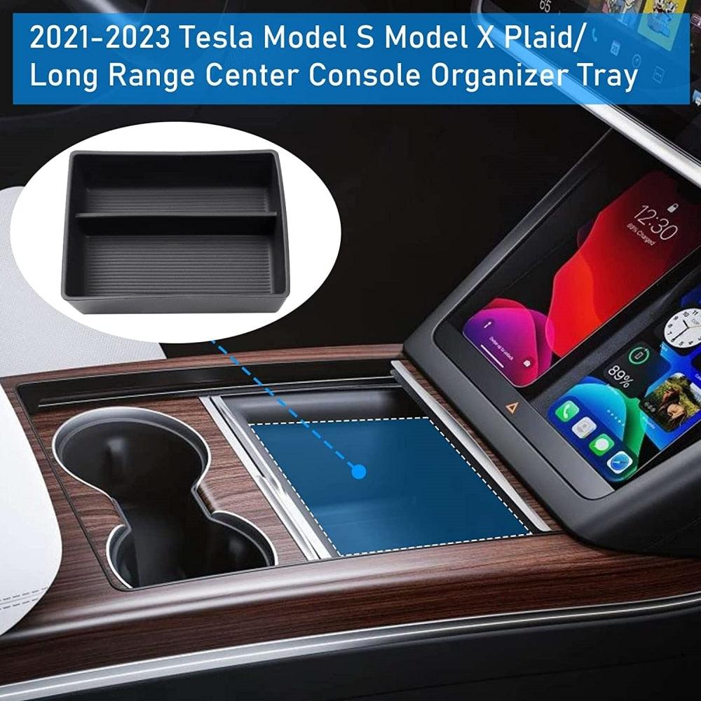 Center Console Organizer Tray For Tesla Model S X 2021-2023 - Tesslaract
