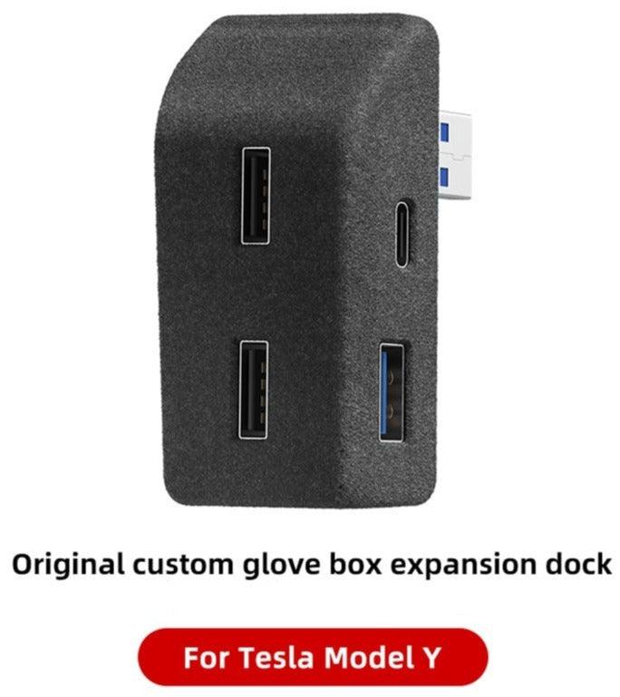 Glove Box Docking Station For Tesla Model Y/3 - Tesslaract