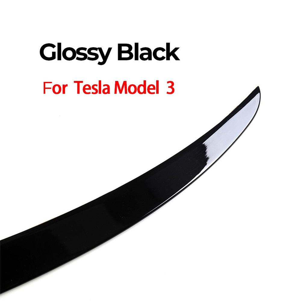 Rear Trunk Spoiler For Tesla Model 3 2017-2023 Trunk Spoiler Carbon Fiber Wing Spoiler - Tesslaract